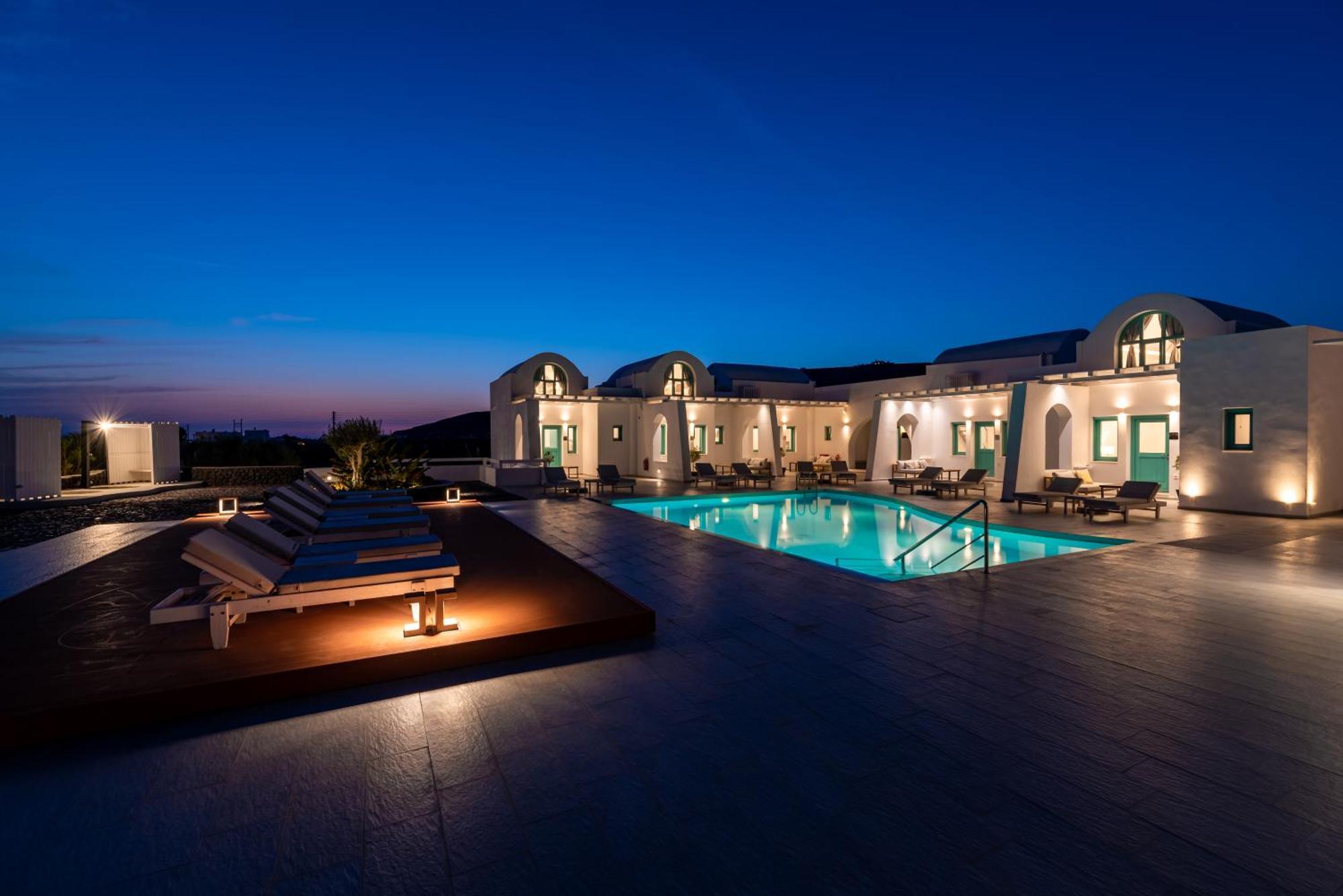 Santa Irina Luxury Sunny Lofts Hotell Perivolos  Eksteriør bilde