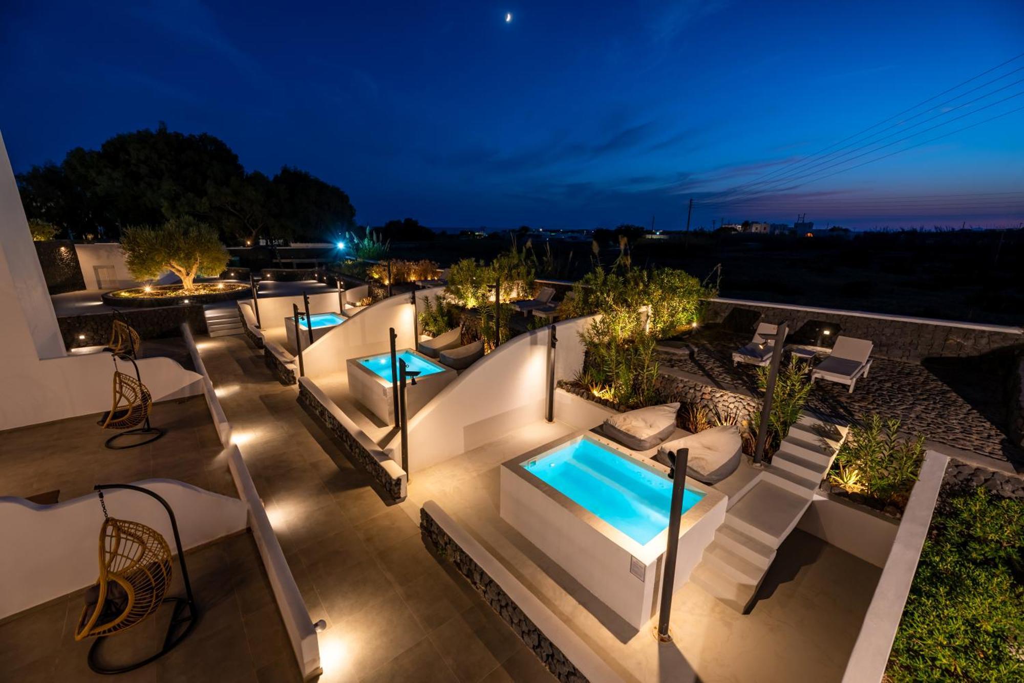 Santa Irina Luxury Sunny Lofts Hotell Perivolos  Eksteriør bilde