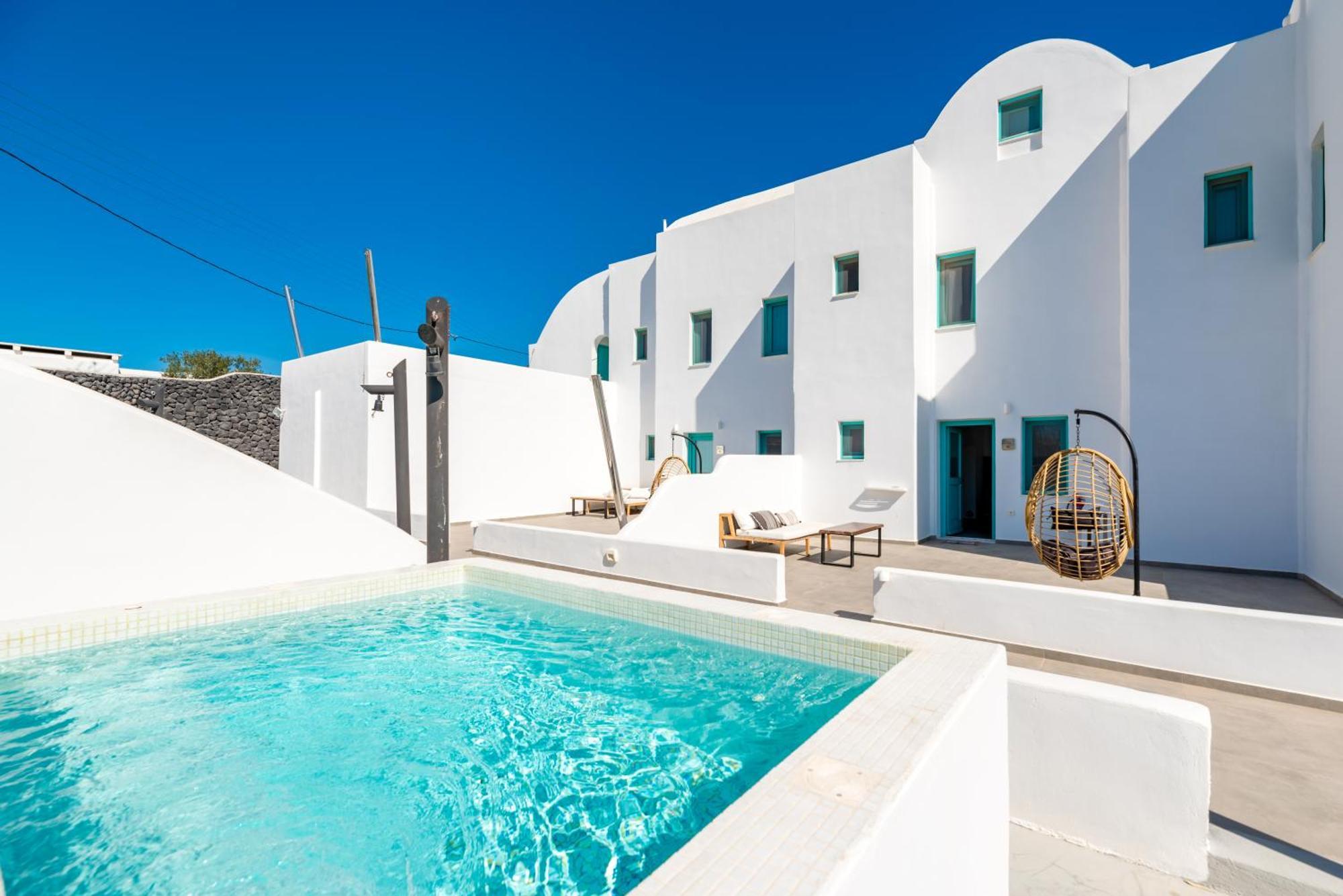 Santa Irina Luxury Sunny Lofts Hotell Perivolos  Eksteriør bilde